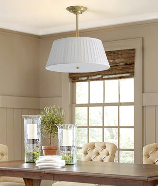 Lytham Scandinavian Fabric Pendant Light