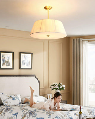 Lytham Scandinavian Fabric Pendant Light