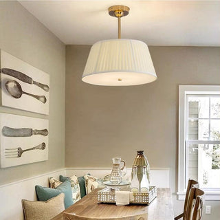 Lytham Scandinavian Fabric Pendant Light
