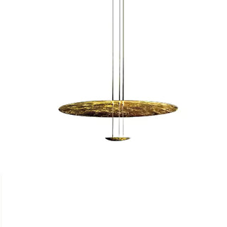 Zathaara Layered Gold Foil Pendant Light - Blowlighting