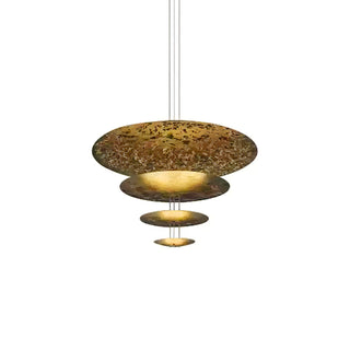 Zathaara Layered Gold Foil Pendant Light - Blowlighting