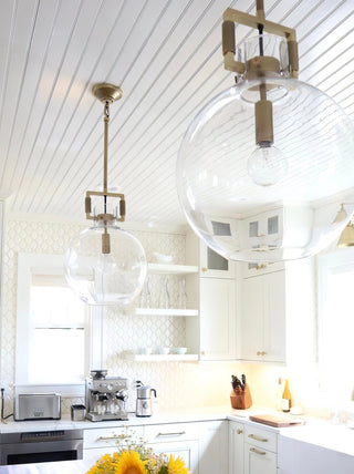 Kaelin Globe Glass Pendant Light