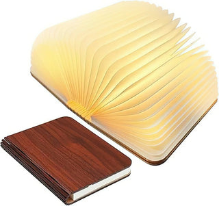 Magic Book Art Deco Wood Table Light