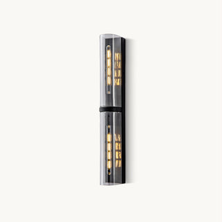 Mailus Modern Smoked Glass Wall Sconce