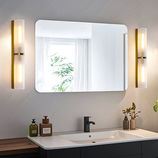 Mailus Modern Smoked Glass Wall Sconce
