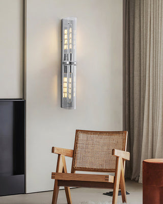 Mailus Modern Smoked Glass Wall Sconce