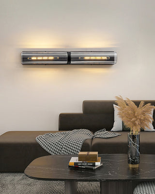 Mailus Modern Smoked Glass Wall Sconce