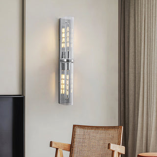 Mailus Modern Smoked Glass Wall Sconce