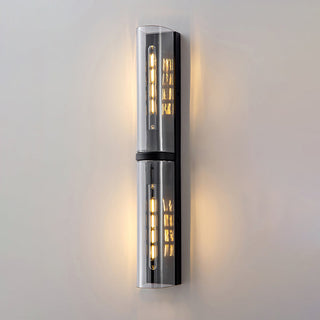 Mailus Modern Smoked Glass Wall Sconce
