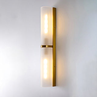 Mailus Modern Smoked Glass Wall Sconce
