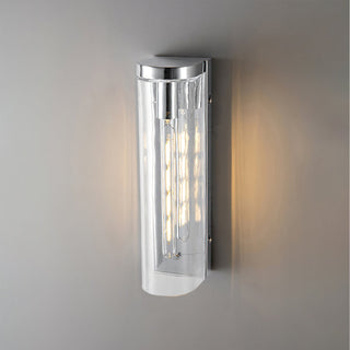 Mailus Modern Smoked Glass Wall Sconce