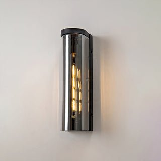 Mailus Modern Smoked Glass Wall Sconce