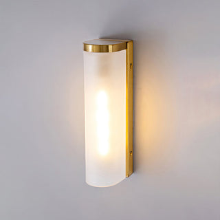 Mailus Modern Smoked Glass Wall Sconce