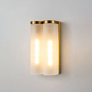 Mailus Modern Smoked Glass Wall Sconce