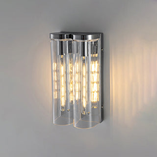 Mailus Modern Smoked Glass Wall Sconce