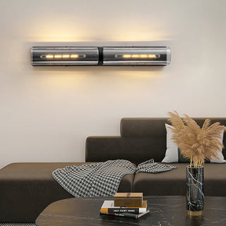 Mailus Modern Smoked Glass Wall Sconce