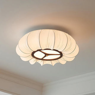 Malibu Textured Fabric Ceiling Light