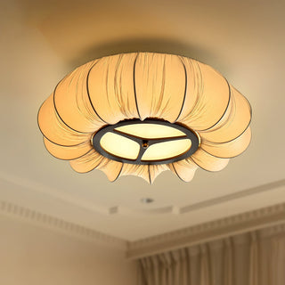 Malibu Textured Fabric Ceiling Light