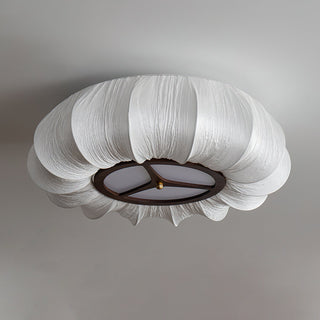 Malibu Textured Fabric Ceiling Light