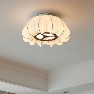 Malibu Textured Fabric Ceiling Light