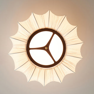 Malibu Textured Fabric Ceiling Light