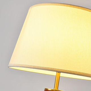 Elio Walnut & Brass Floor Lamp