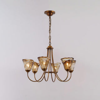 Manhattan Vintage Glass Lantern Chandelier