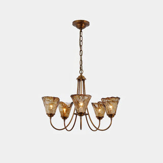 Manhattan Vintage Glass Lantern Chandelier