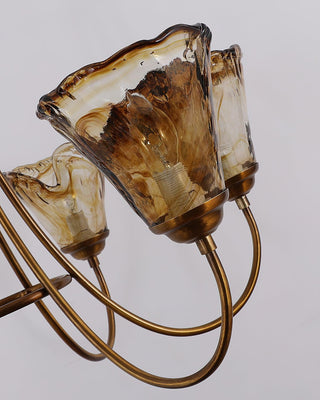 Manhattan Vintage Glass Lantern Chandelier