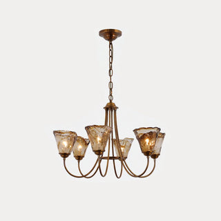 Manhattan Vintage Glass Lantern Chandelier