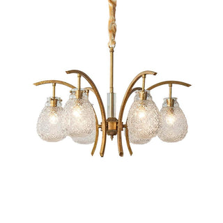 Big Flower Bag Floral Glass Chandelier 25.2