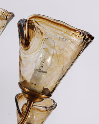 Manhattan Vintage Glass Lantern Chandelier