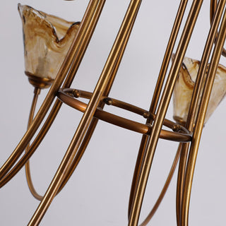 Manhattan Vintage Glass Lantern Chandelier