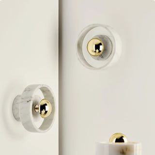 Marble Aura Modern Marble Wall Light
