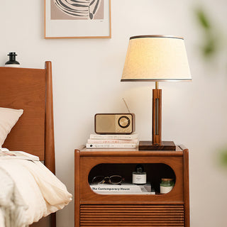 Elias Classic Wooden Table Lamp