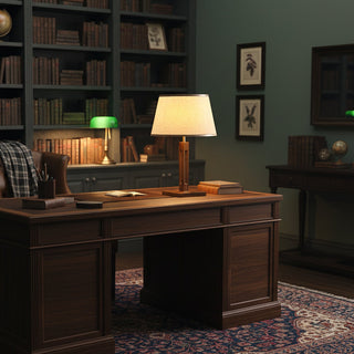 Elias Classic Wooden Table Lamp