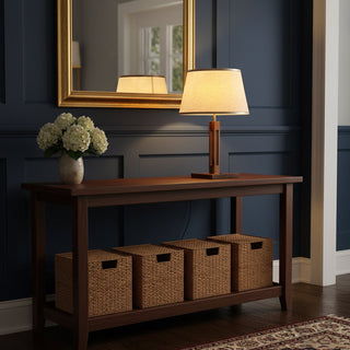 Elias Classic Wooden Table Lamp