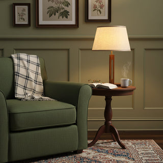 Elias Classic Wooden Table Lamp