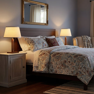 Elias Classic Wooden Table Lamp
