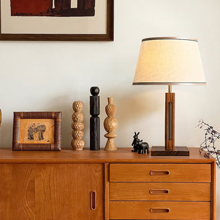 Elias Classic Wooden Table Lamp