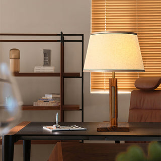Elias Classic Wooden Table Lamp