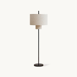 Kael Fabric Drum Floor Lamp