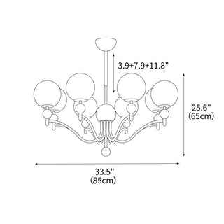 Mariposa Vintage Metal Chandelier