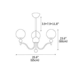 Mariposa Vintage Metal Chandelier