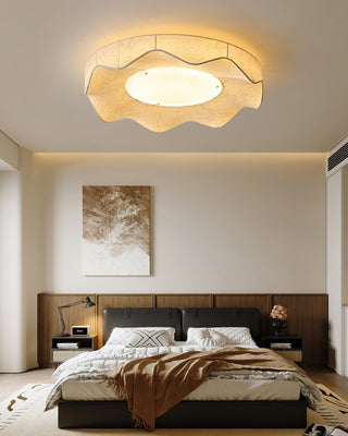 Marisca Floral Fabric Shade Ceiling Light