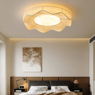 Marisca Floral Fabric Shade Ceiling Light