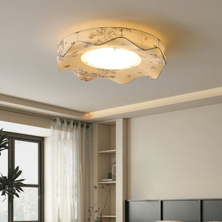 Marisca Floral Fabric Shade Ceiling Light