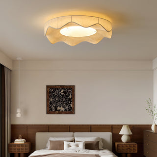 Marisca Floral Fabric Shade Ceiling Light
