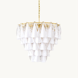 Lila Tiered Fabric Chandelier
