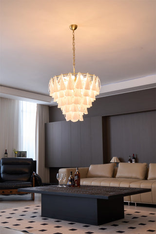 Lila Tiered Fabric Chandelier